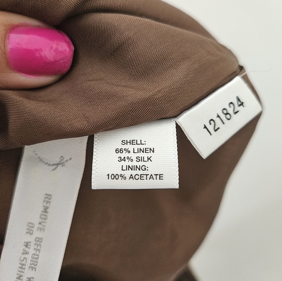 Loft silk printed pants - Picture 8 of 8